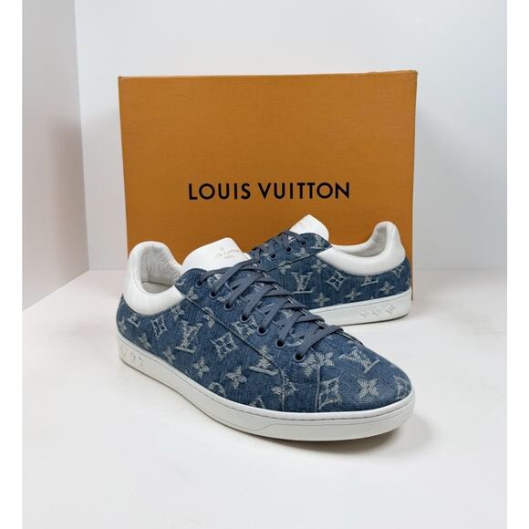 Size 9LV/10US - Louis Vuitton Luxembourg Monogram Denim Trainers? Retail $1K!